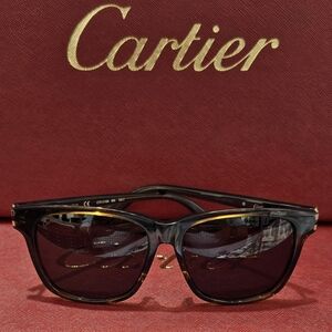 Cartier Black Frame Eyewear